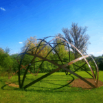 Baldachin bei Sonnenschein