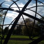 Baldachin mit Wolken im Hintergrund, Nürtingen, Beutwangsee